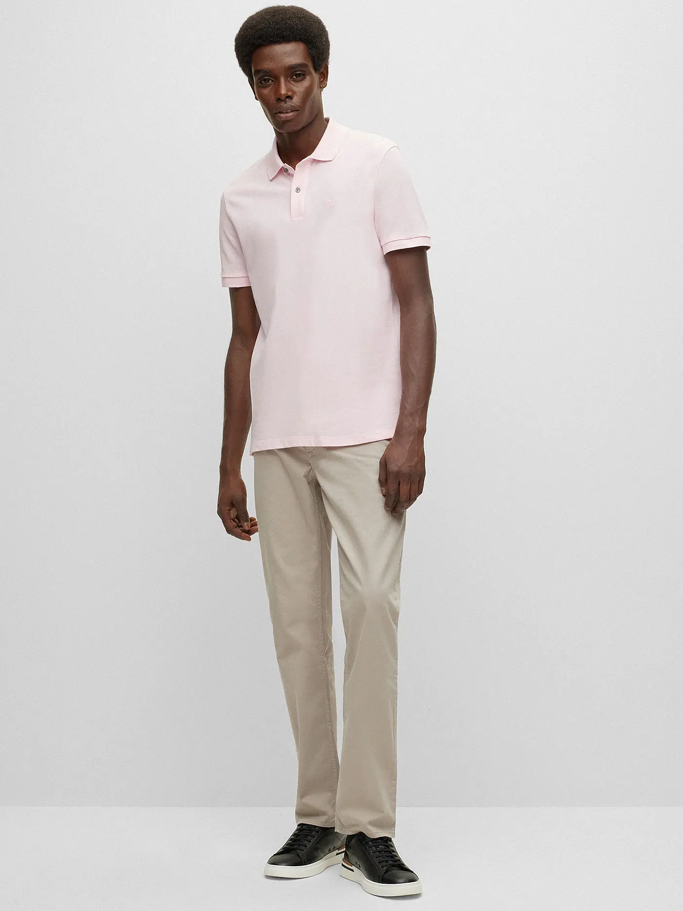 BOSS | Poloshirt Regular Fit PALLAS | rosa